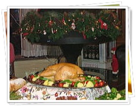 ぽっかり雲のクリスマスパーティ 地鶏の燻製
